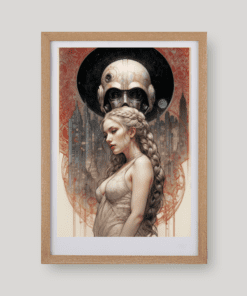 Hercegnő katonával art print A4 és A3 méretben az Aurelian code világából