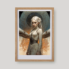 Hercegnő űrhajó előtt art print A4 és A3 méretben az Aurelian code világából