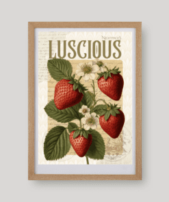 Floral & Fruit No. 38 botanikus art print A4 méretben