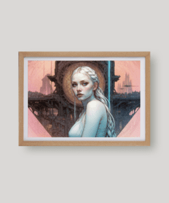 Hercegnő fekvő art print A4 és A3 méretben az Aurelian code világából