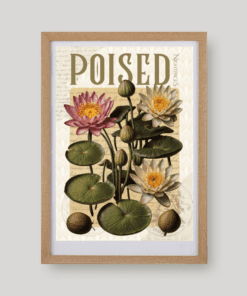Floral & Fruit No. 26 botanikus art print A4 méretben