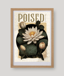 Floral & Fruit No. 25 botanikus art print A4 méretben