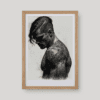 Egy tetovált férfi portré art print A4 és A3 méretben az Uncenzored Sisterhood világából