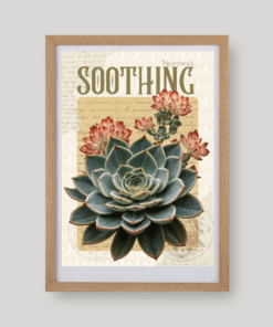 Floral & Fruit No. 11 botanikus art print A4 méretben