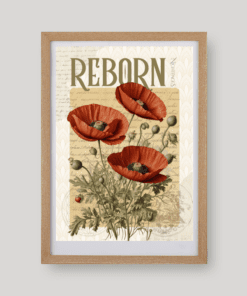 Floral & Fruit No. 9 botanikus art print A4 méretben