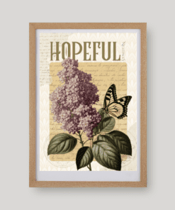 Floral & Fruit No. 8 botanikus art print A4 méretben