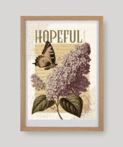 Floral & Fruit No. 7 botanikus art print A4 méretben