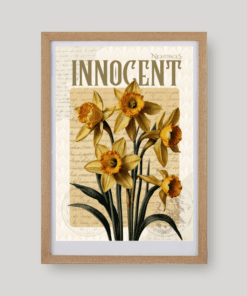 Floral & Fruit No. 5 botanikus art print A4 méretben