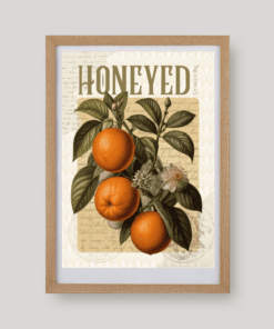 Floral & Fruit No. 4 botanikus art print A4 méretben