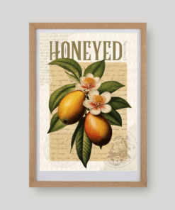 Floral & Fruit No. 1 botanikus art print A4 méretben
