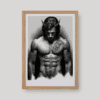 Egy apró szarvas férfi portré art print A4 és A3 méretben az Uncenzored Sisterhood világából