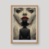 Egy női portré női alakkal art print A4 és A3 méretben a Night Ordinance világából