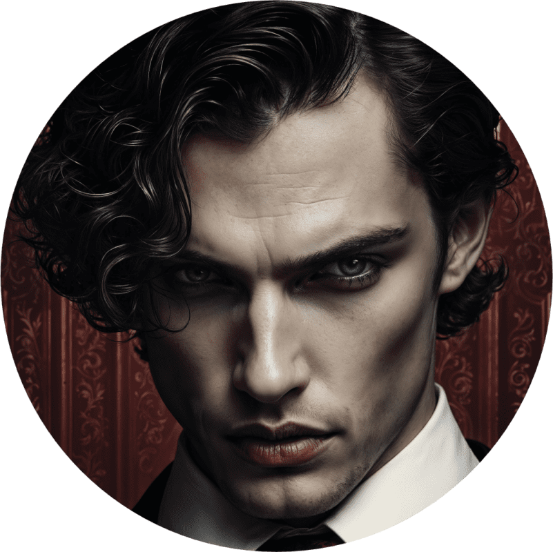 Lucian, egy vámpír férfi. Book boyfriend. Nightpages