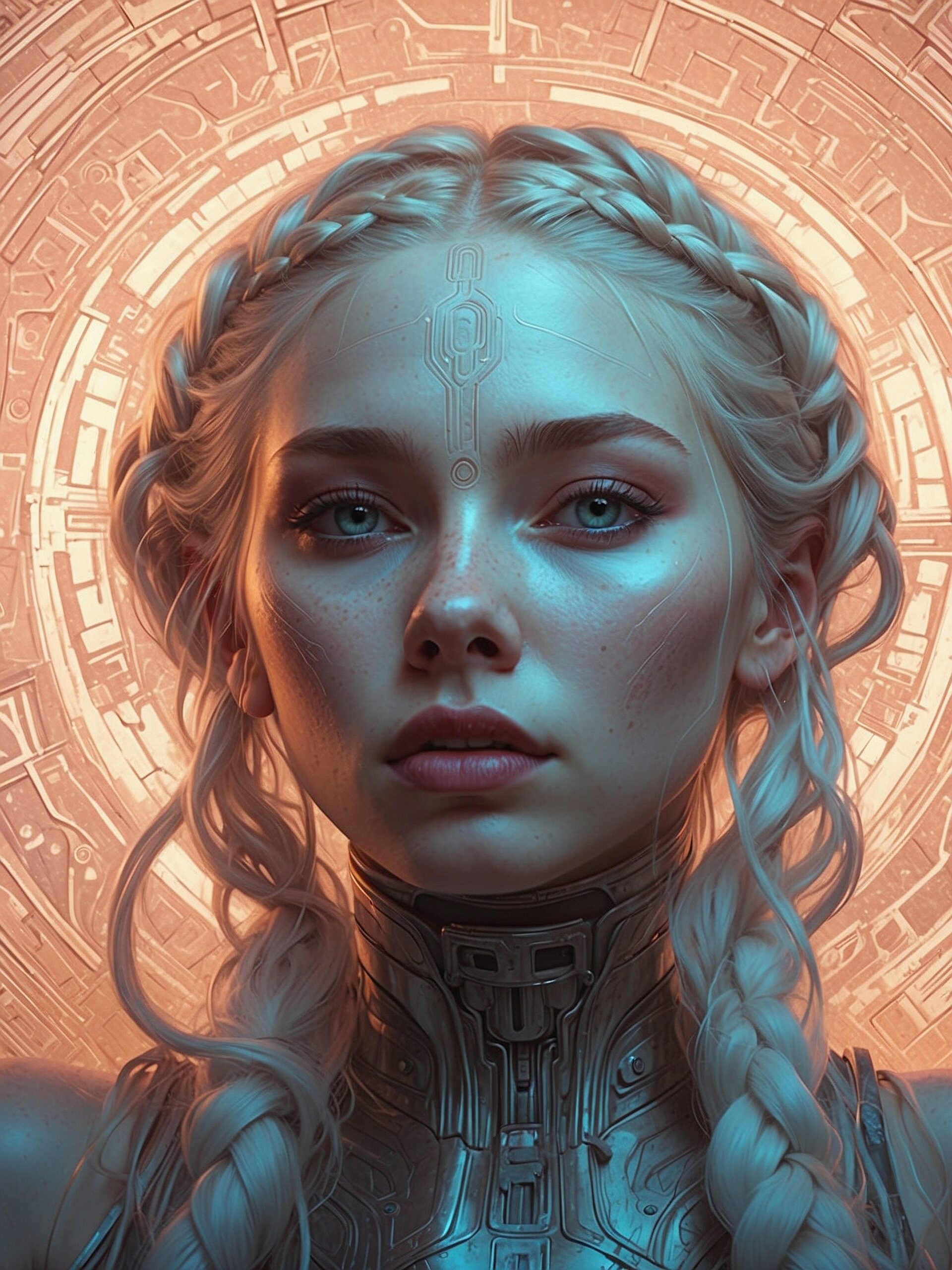 Lyra, az Aurelion-dinasztia hercegnője egy kígyón.