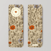 Vadvirág botanikus illusztrációja könyvjelző, a NightPages Floral & Fruit Vadvirág kollekciójából
